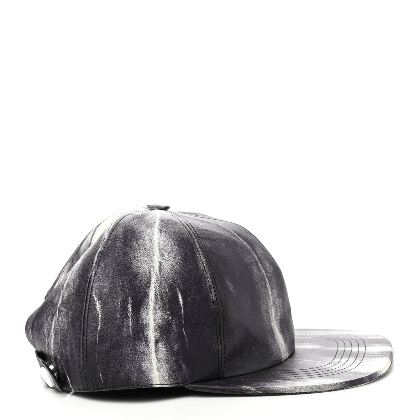 Lambskin LV Tie Dye Cap 60 Black White