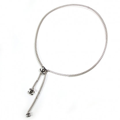 Chanel Ceinture Fantai Adjustable Belt Argent Black 1 of 5