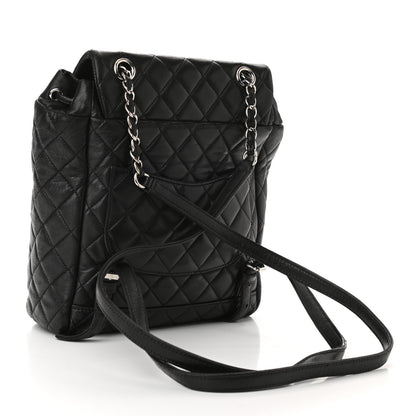 Chanel Lambskin Quilted Small Urban Spirit Backpack Black 3 of 10