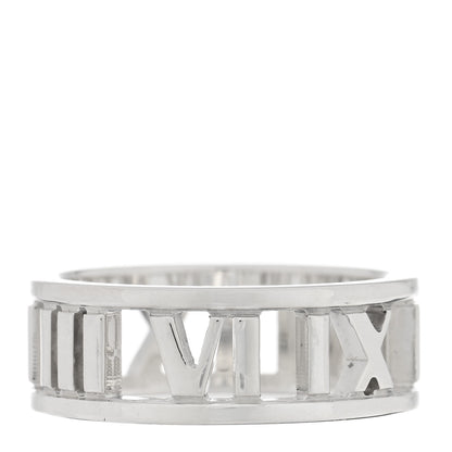 Tiffany Sterling Silver Wide Atlas Open Ring 51 5.75 1 of 5