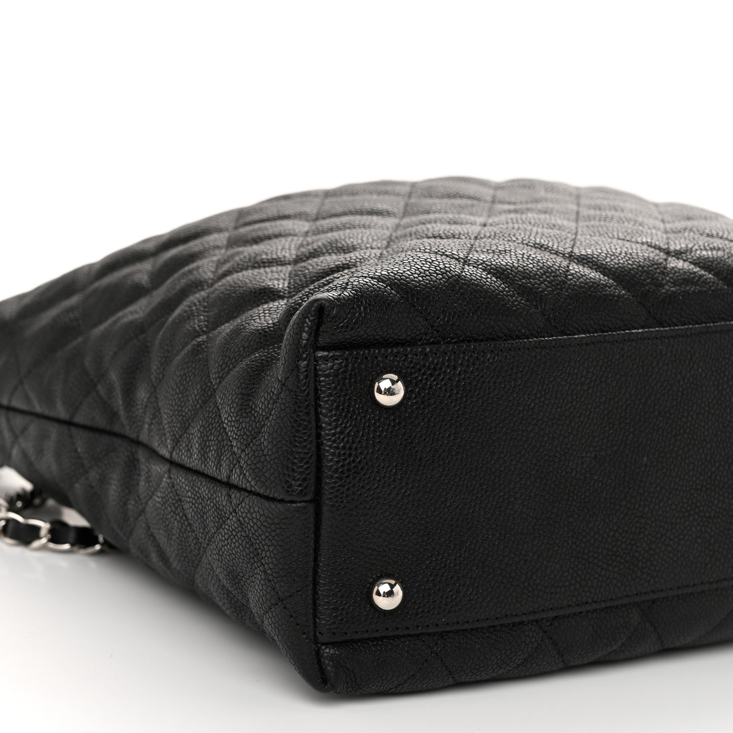 Caviar Quilted French Riviera Hobo Black