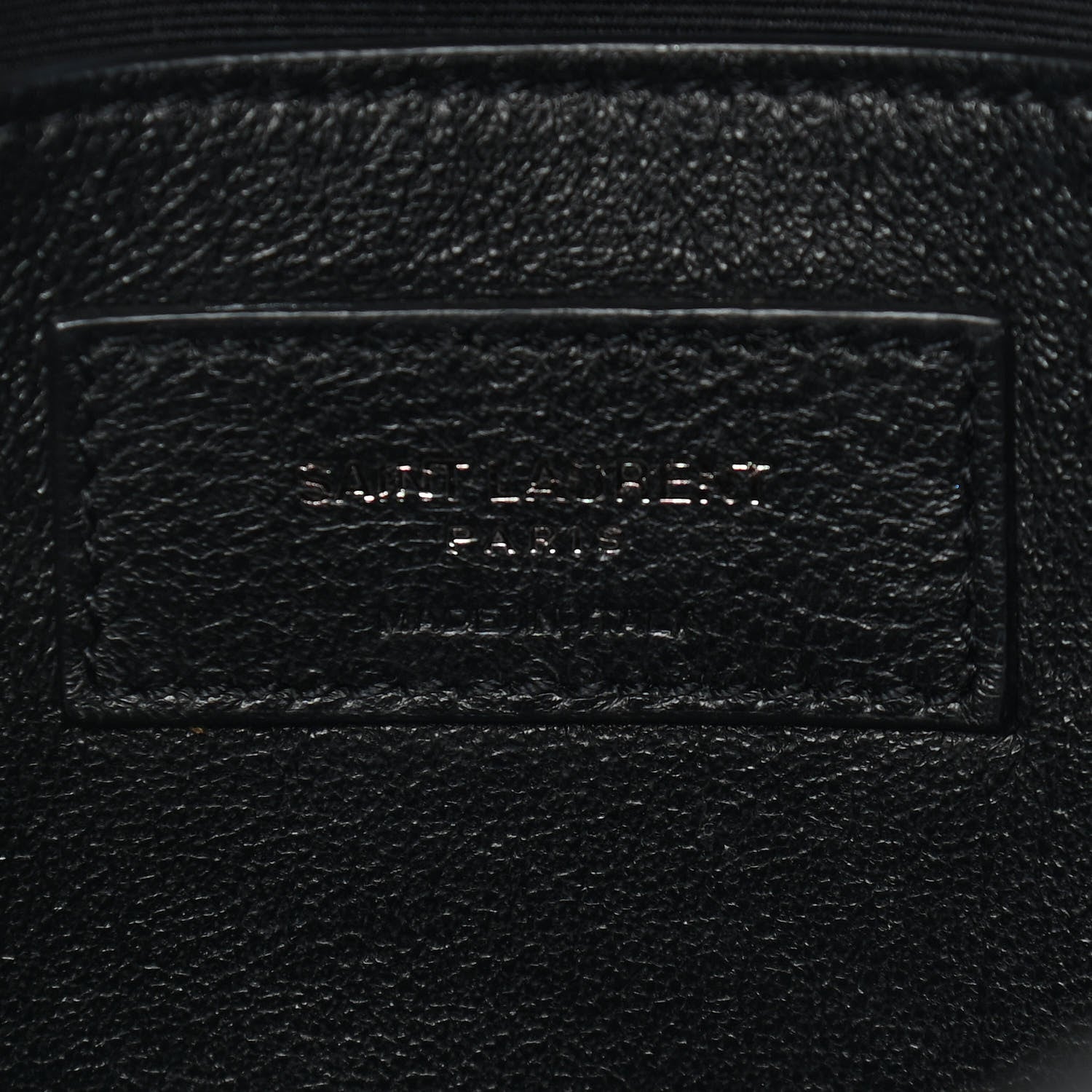 Saint Laurent Crinkled Calfskin Matelasse Monogram Baby Niki Chain Satchel Storm 6 of 14