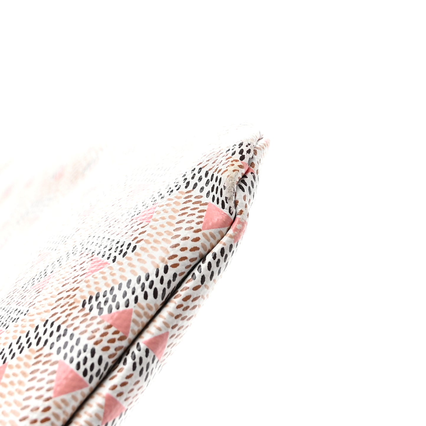 Goyardine Poitiers Claire Voie Tote White Pink