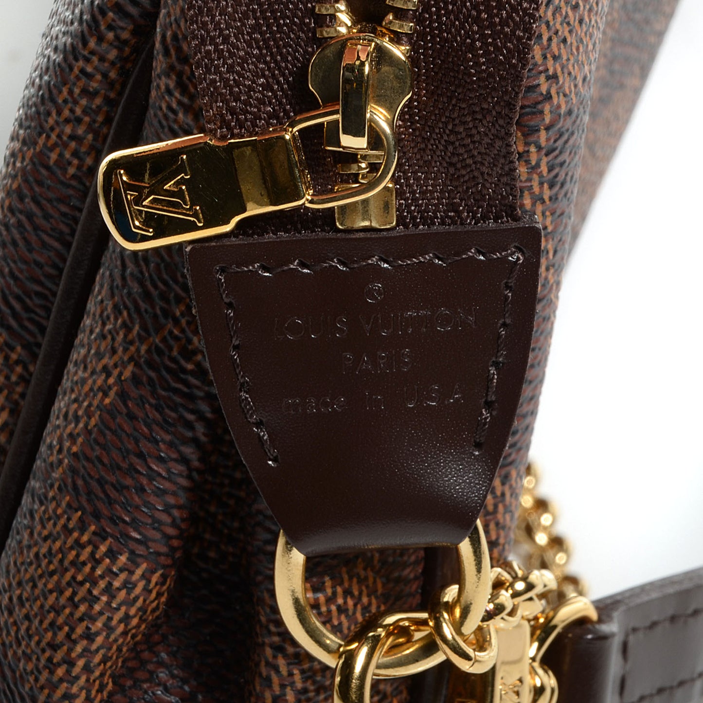 Damier Ebene Eva Clutch