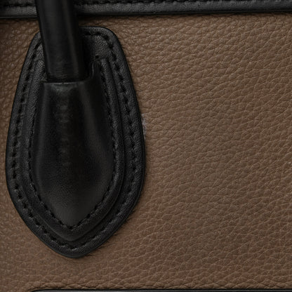 Celine Nubuck Smooth Calfskin Nano Tri-Color Luggage Desert 14 of 22