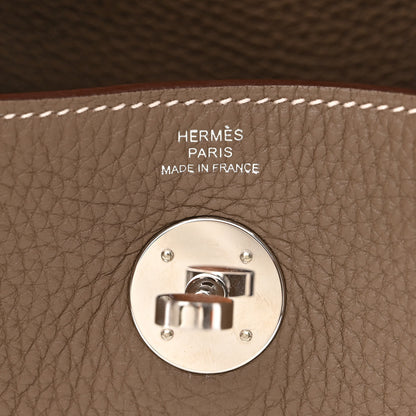 Hermes Taurillon Clemence Lindy 26 Etoupe 6 of 11