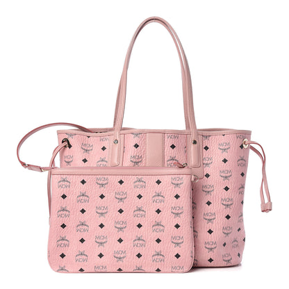 MCM Visetos Medium Liz Reversible Shopper Tote Soft Pink 1 of 21