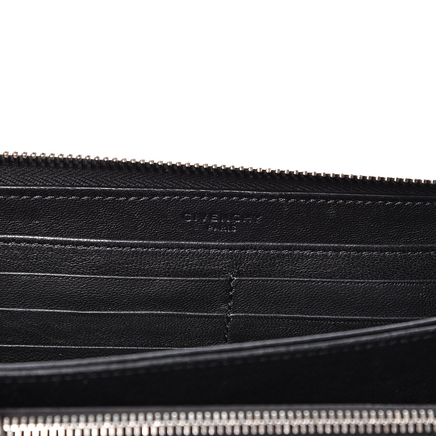 Sugar Goatskin Pandora Zip Around Wallet Black