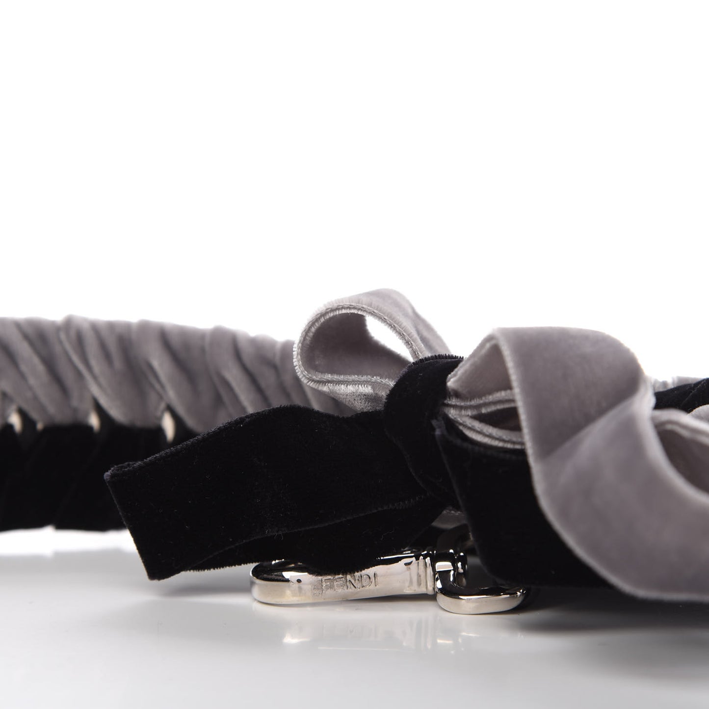 Velvet Lace Up Strap You Grey Black