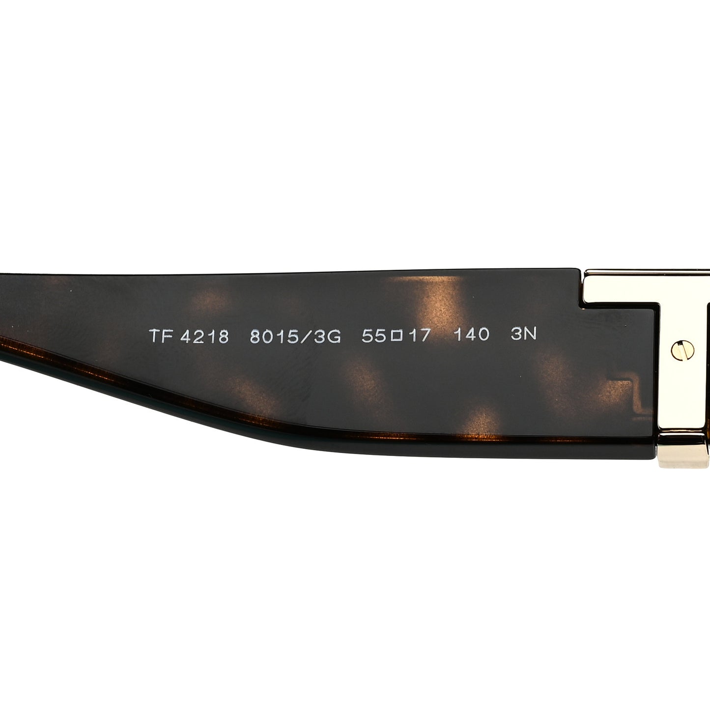 Acetate Metal Deco T Sunglasses Brown