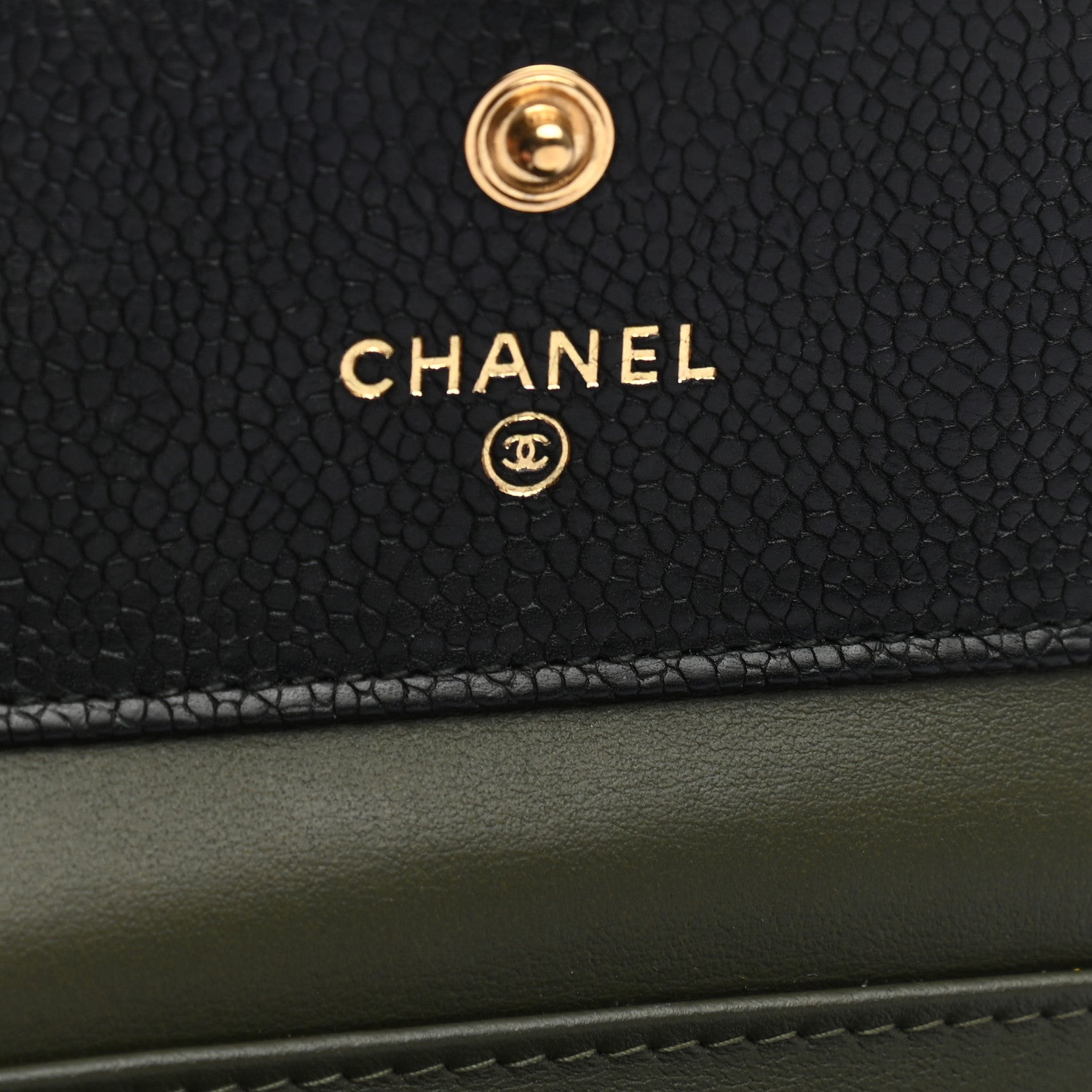 Chanel Caviar Quilted Compact Boy Wallet Black 6 of 8