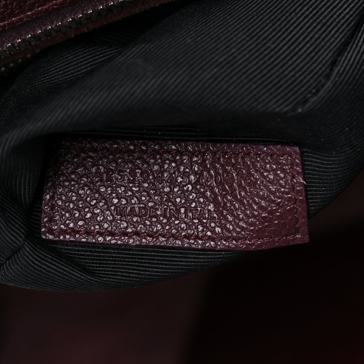 Saint Laurent Grained Calfskin Medium Cabas Rive Gauche Amaranto 7 of 29