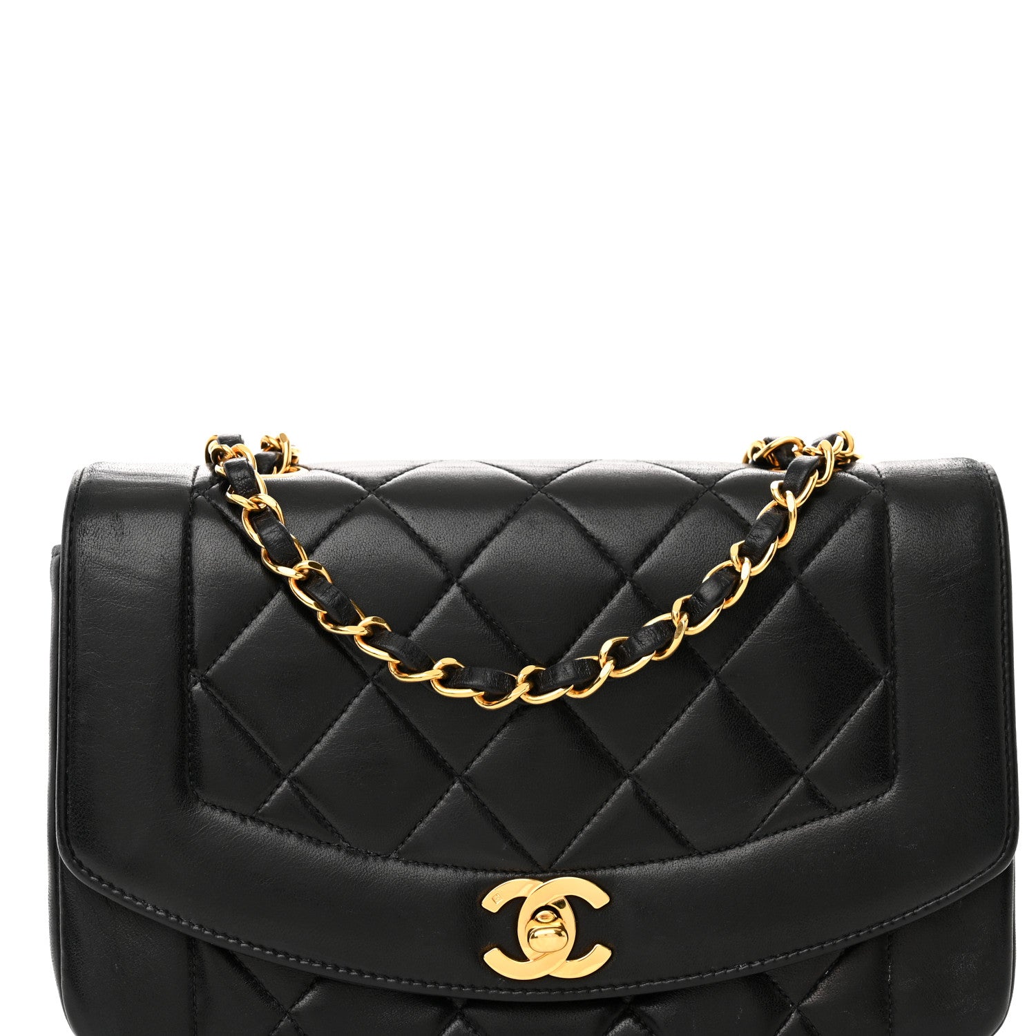 Chanel Lambskin Quilted Small Single Flap Black 8 of 16