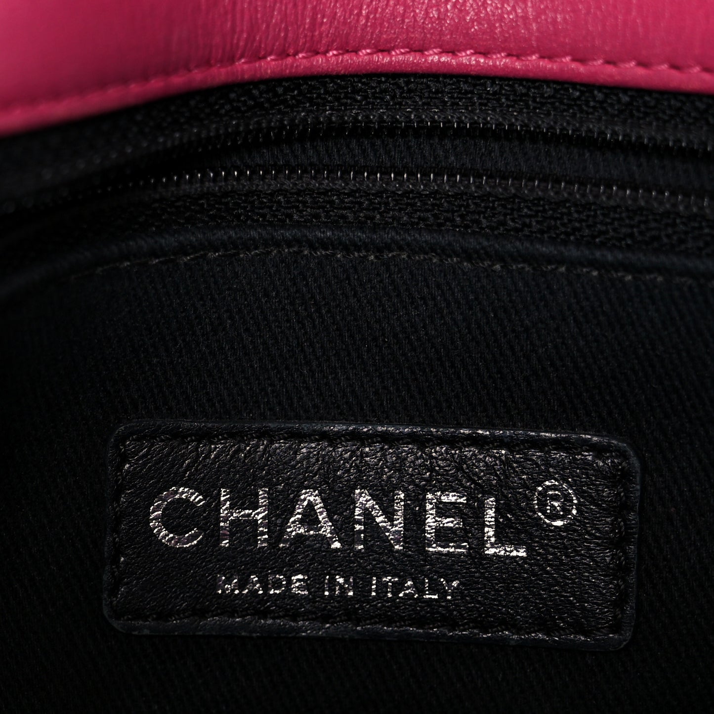 Patent Quilted Large Coco Shine Flap Pink