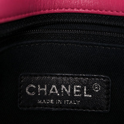 Chanel Patent Quilted Large Coco Shine Flap Pink 6 of 11