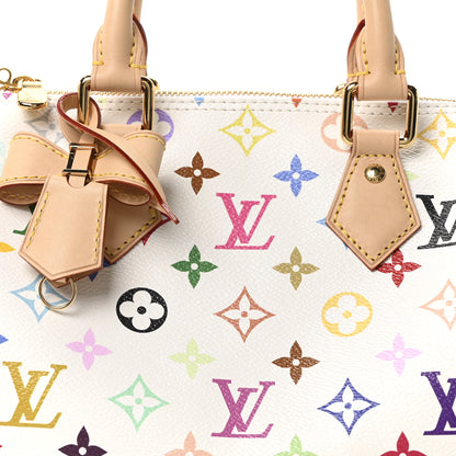 Louis Vuitton LV X TM Monogram Multicolor Speedy Bandouliere 25 White 8 of 10