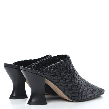 Bottega Veneta Nappa Intrecciato Almond Mules 36.5 Black 4 of 8