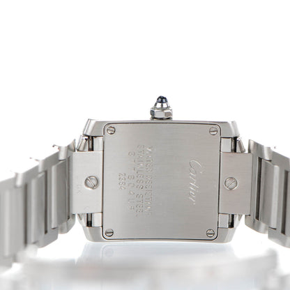 Cartier Stainless Steel 20mm Tank Francaise Quartz Watch 6 of 6