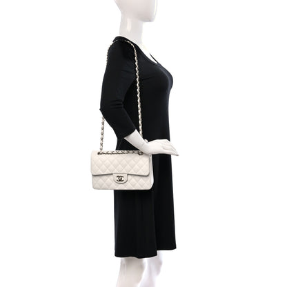 Chanel Caviar Quilted Small Double Flap White 2 of 10