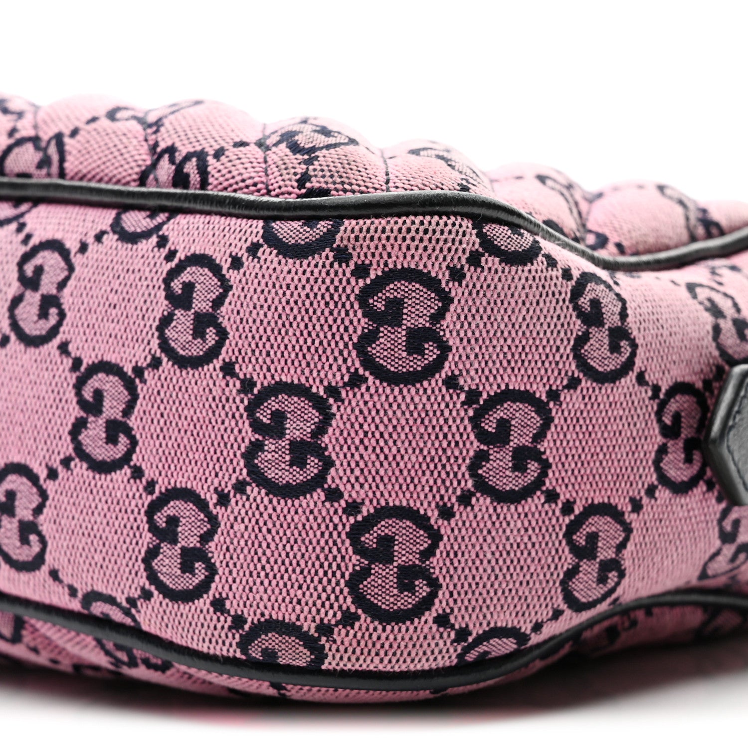 Gucci Monogram Multicolor Matelasse Diagonal Small GG Marmont Chain Shoulder Bag Pink Blue 10 of 10
