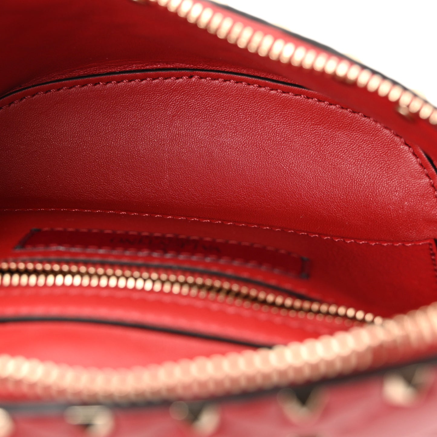 Lambskin Free Rockstud Spike Belt Bag 85 Rosso Valentino