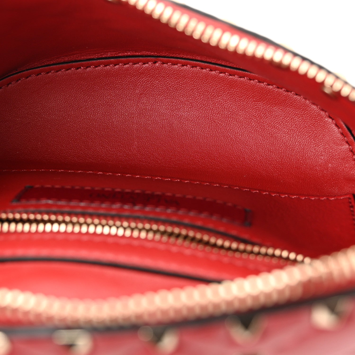 Valentino Garavani Lambskin Free Rockstud Spike Belt Bag 85 Rosso Valentino 5 of 9