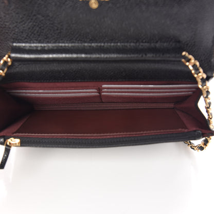 Chanel Caviar Quilted Wallet On Chain WOC Black 5 of 10