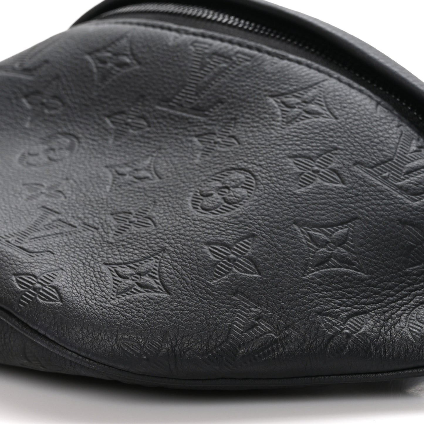 LOUIS VUITTON Calfskin Monogram Shadow Discovery Bumbag Black