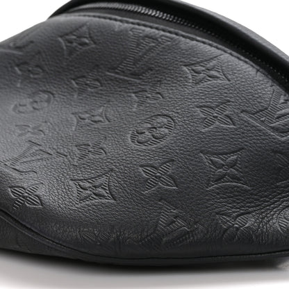 Louis Vuitton LOUIS VUITTON Calfskin Monogram Shadow Discovery Bumbag Black 8 of 9