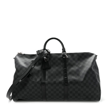 Louis Vuitton Damier Graphite Keepall Bandouliere 55 1 of 9