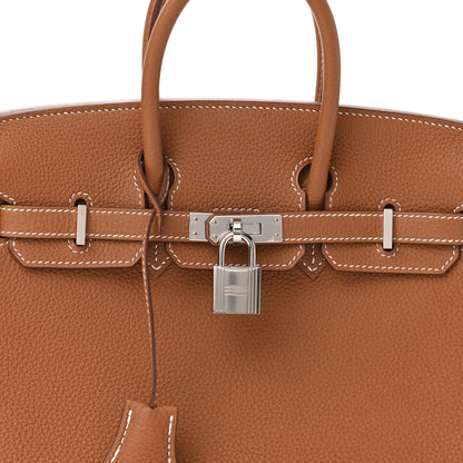 Hermes Togo Birkin 25 Gold 8 of 11