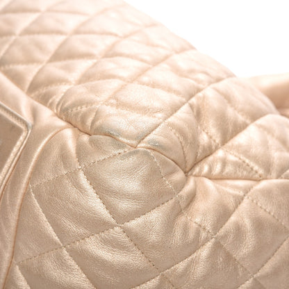 Chanel Metallic Lambskin Coco Cocoon Bowler Light Gold 14 of 15