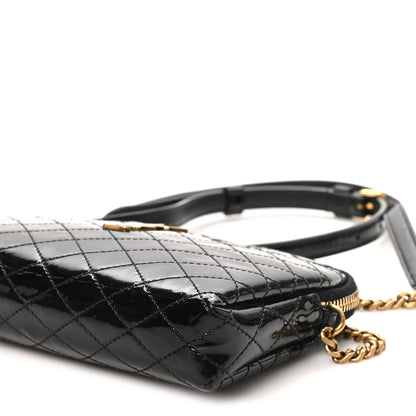 Saint Laurent Lambskin Quilted Gaby Zipped Pouch Black 10 of 10