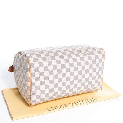 Louis Vuitton Damier Azur Speedy 30 4 of 7