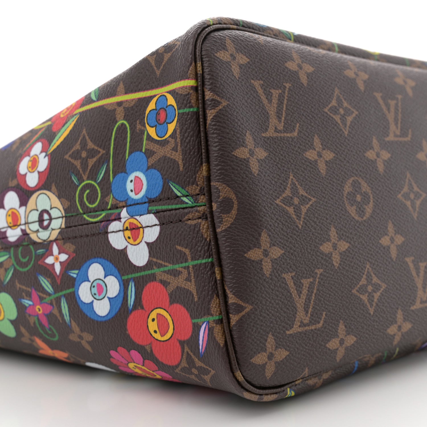 Louis Vuitton LV X TM Monogram Flowers Neverfull MM 9 of 11