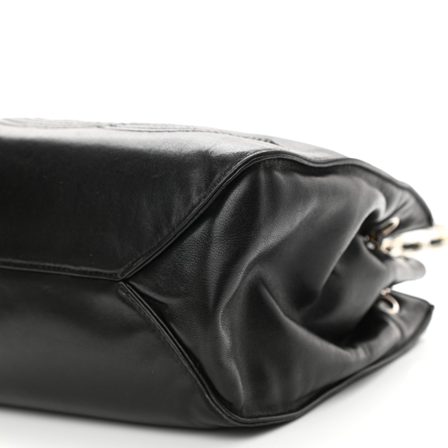Lambskin CC Shoulder Bag Black