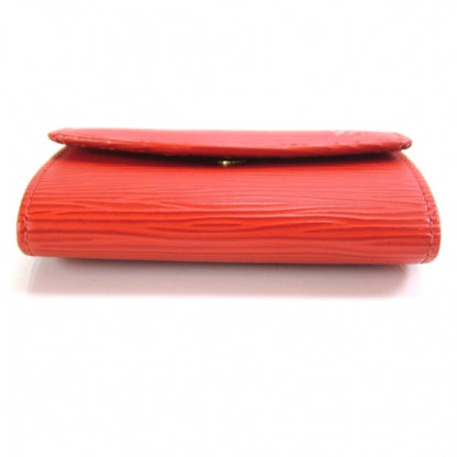 Louis Vuitton Epi Coin Purse Wallet Red 3 of 8