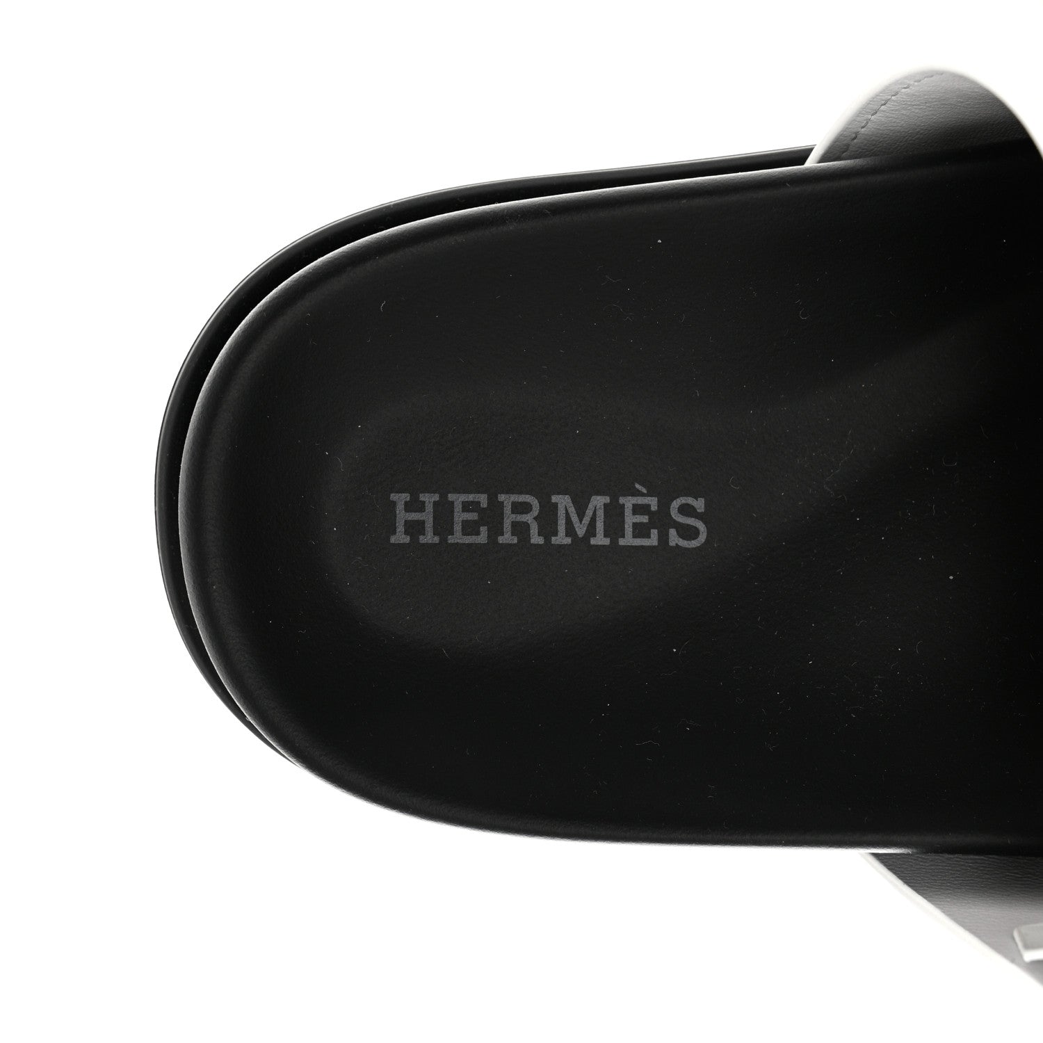 Hermes Calfskin Womens Chypre Sandals 35.5 White 7 of 8
