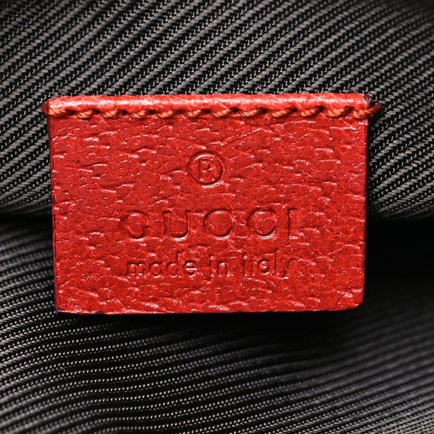 Gucci Monogram Pochette Red 5 of 10