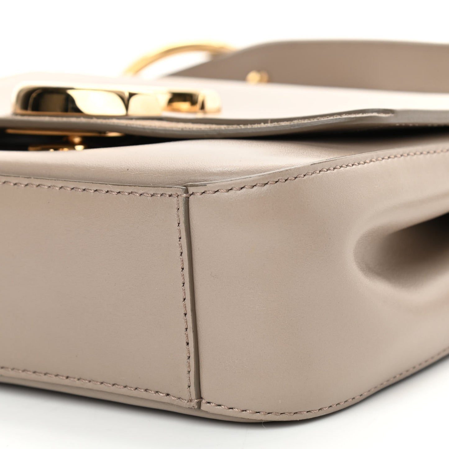 Calfskin Small C Double Carry Motty Grey