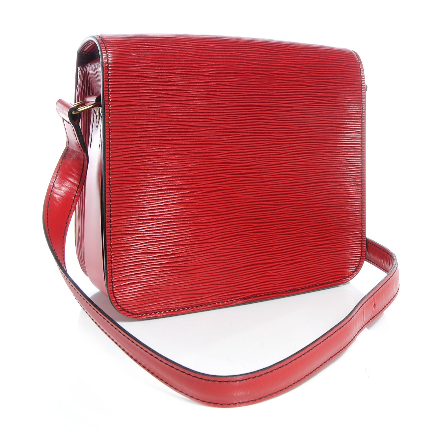 Louis Vuitton Epi Cartouchiere MM Rouge 3 of 7