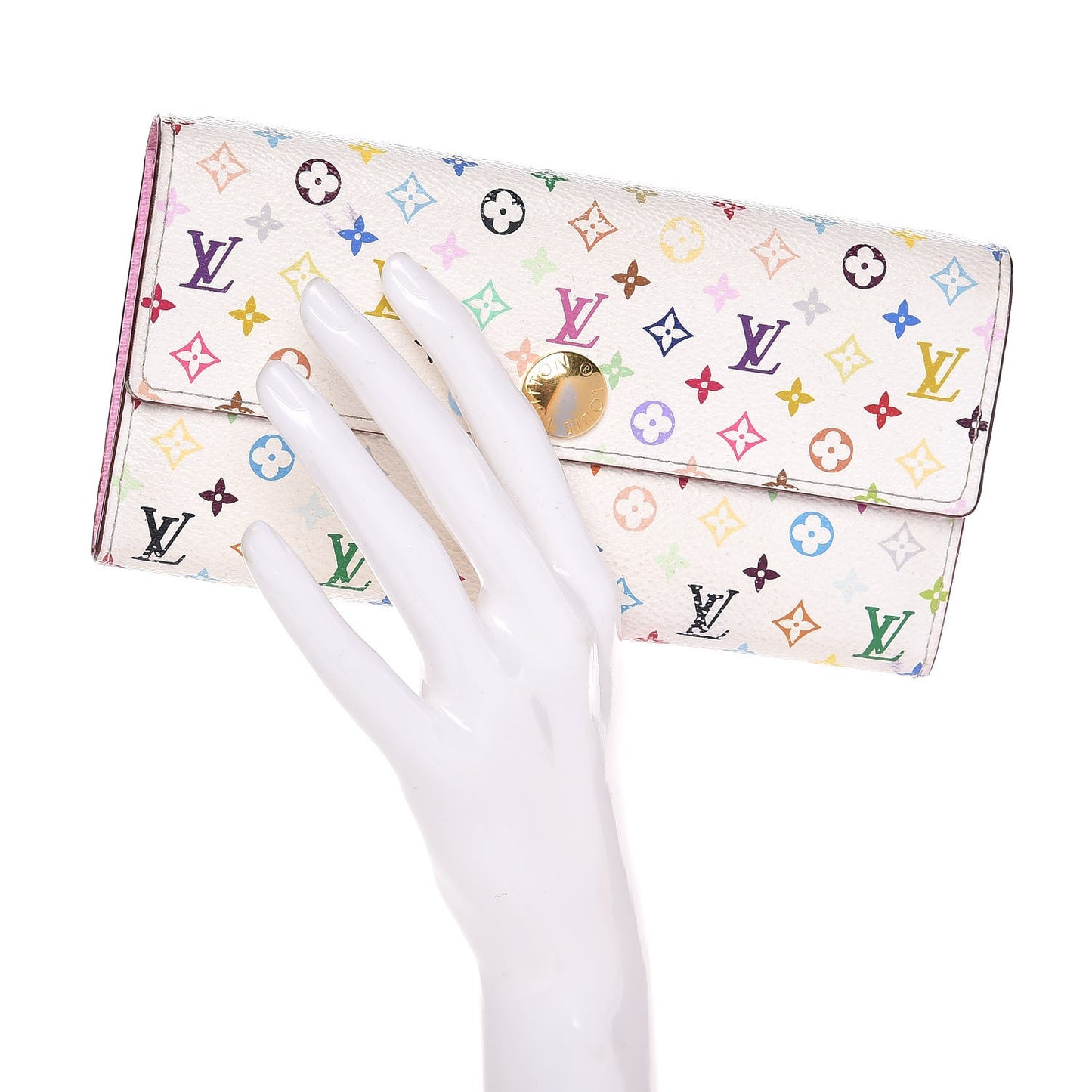 Monogram Multicolor Sarah Wallet Black