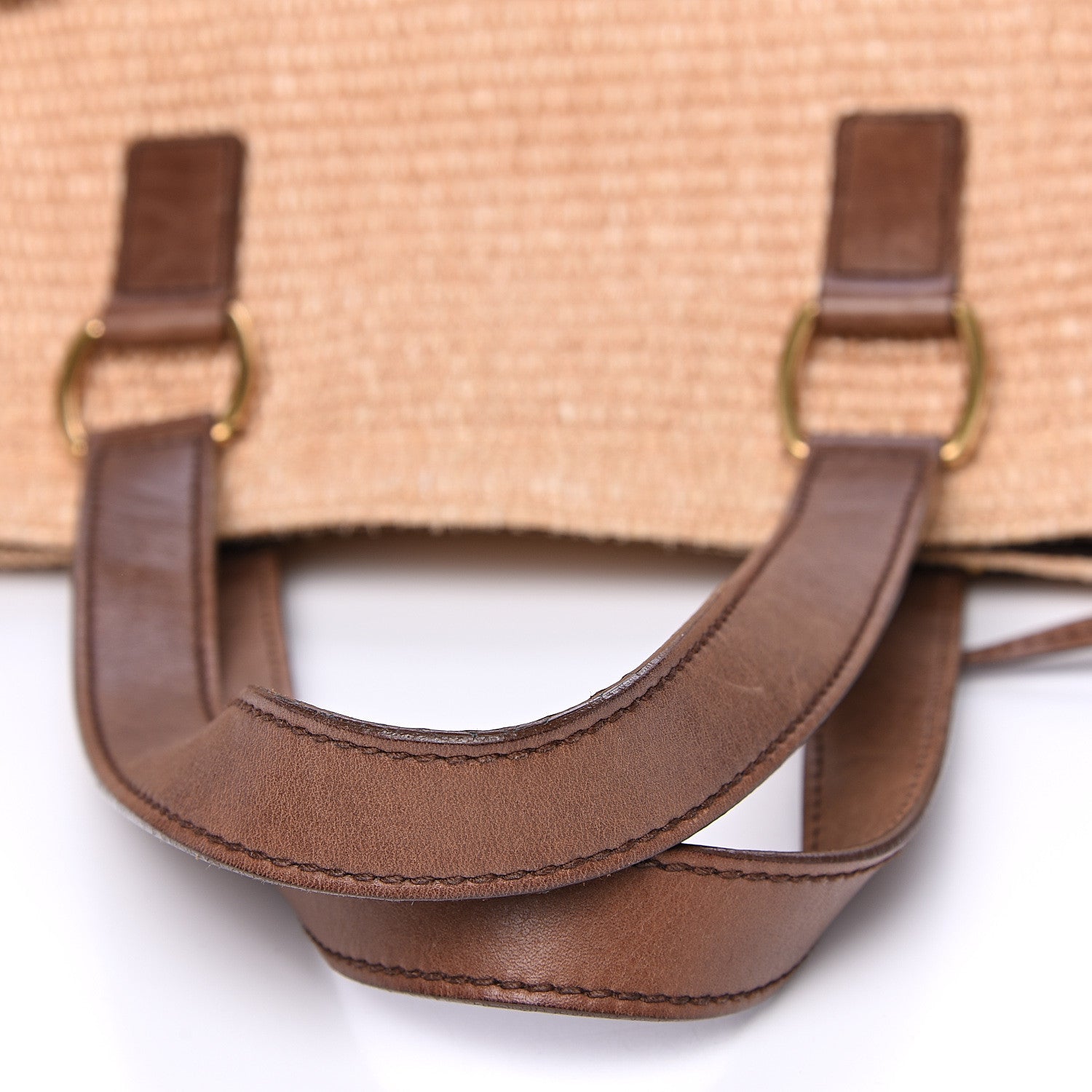 Saint Laurent Straw Raffia Medium Downtown Tote Beige 11 of 15