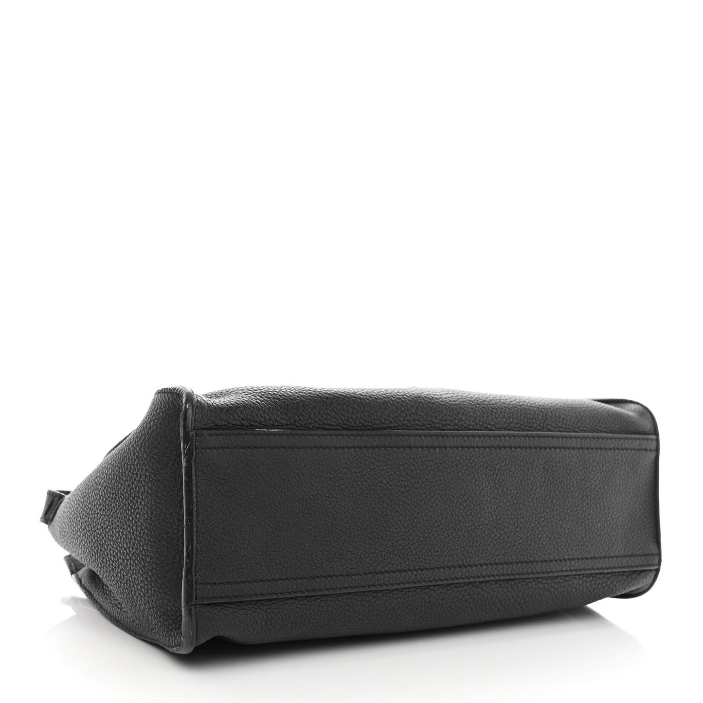 Soft Calfskin Small Jackie Top Handle Bag Black