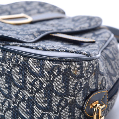 Christian Dior Monogram Saddle Bowler Navy 15 of 16