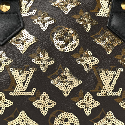 Louis Vuitton Monogram Sequins Eclipse Speedy 28 Gold 7 of 13