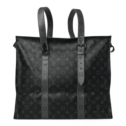 Louis Vuitton Monogram Eclipse Cabas Zippe GM Black 1 of 9