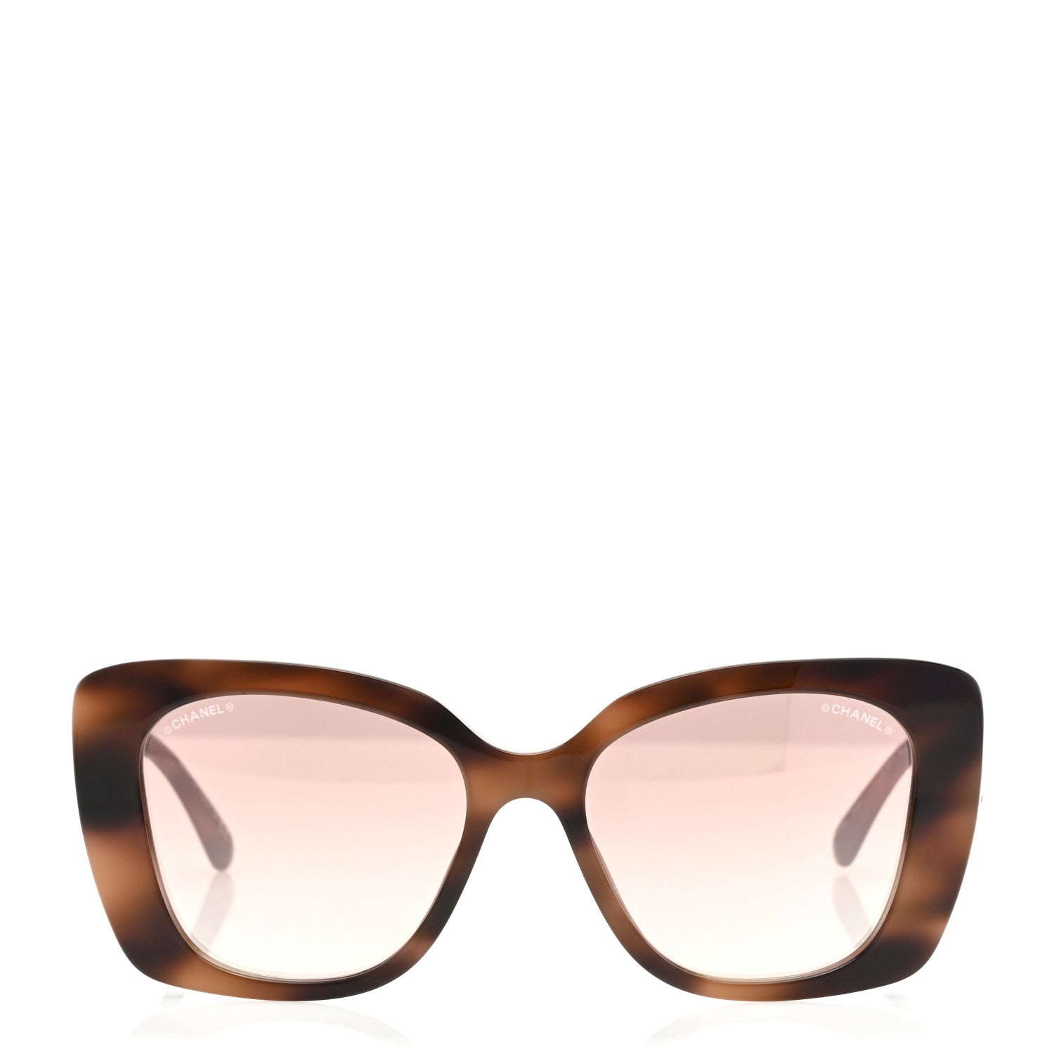 Chanel Acetate Strass Square Sunglasses 5422 Tortoise 2 of 8