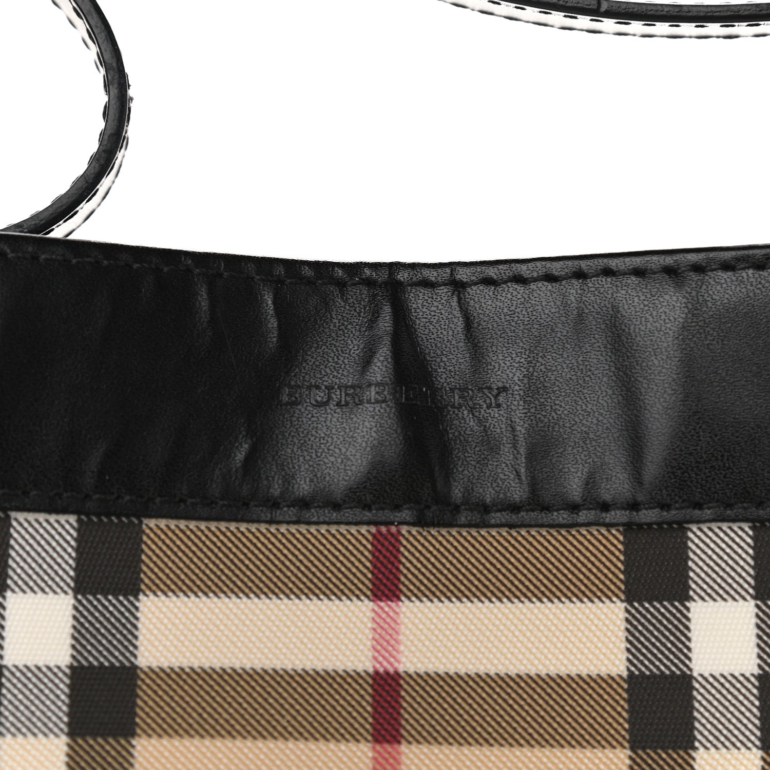 Burberry Prorsum House Check Shoulder Bag Black 9 of 10