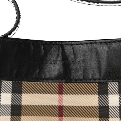 Burberry Prorsum House Check Shoulder Bag Black 9 of 10